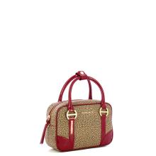 Borbonese Bauletto Small OP Naturale Rosso - 2