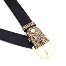 Borbonese Cintura reversibile OP Naturale Nero - 2