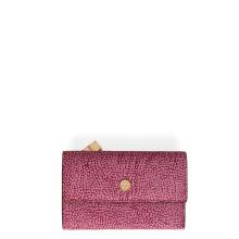 Borbonese Portafoglio Medium RFID in camoscio Amarone - 1