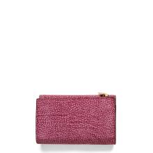 Borbonese Portafoglio Medium RFID in camoscio Amarone - 2