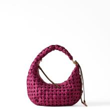 Borbonese Mini Hobo Bag La Nido Amarone OP Naturale - 1