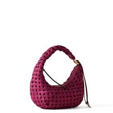 Borbonese Mini Hobo Bag La Nido Amarone OP Naturale - 2