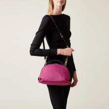 Borbonese Bauletto Sexy Bag Small Amarone OP Naturale - 6