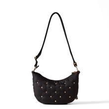 Borbonese Mini Borsa Luna Bag Colette Nero OP Naturale - 3