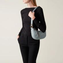 Borbonese Mini Borsa Luna Bag Colette Edera OP Naturale - 6