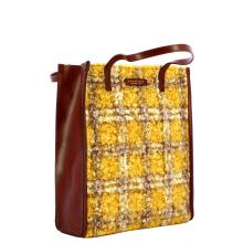 The Bridge Shopping Bag Mirra Wow Check Mais Marrone - 2