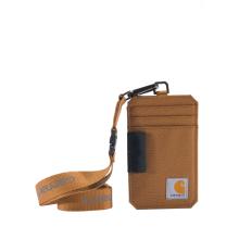 Carhartt Portatessere Duck ID Holder Brown - 1