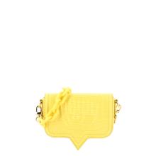 Chiara Ferragni Borsa Eyelike Small Croco Wax Yellow - 1