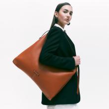 Gianni Chiarini Borsa a spalla Norma Maxi Caramello - 2