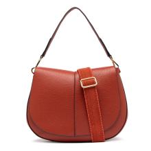 Gianni Chiarini Borsa a spalla Helena Round Medium Brick Red - 1