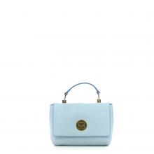 Liya leather minibag-IRIS/AZUR-UN