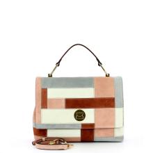 Coccinelle Borsa a mano Liya in patchwork camoscio - 4