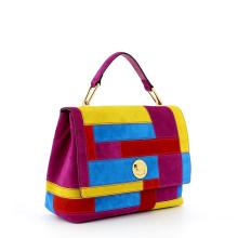 Coccinelle Borsa a mano Liya in patchwork camoscio - 2
