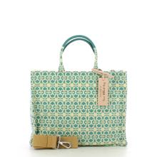 Coccinelle Borsa a mano Never Without Jacquard Medium Multicolor Acqua Acqua - 4