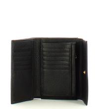 Coccinelle Portafoglio Medio Metallic Soft Noir - 3