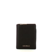 Coccinelle Portafoglio Metallic Soft Noir - 1