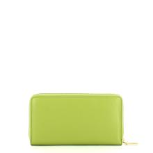 Coccinelle Portafoglio Metallic Soft Large Zip Around Guacamole - 2