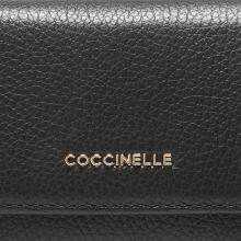 Coccinelle Portafoglio Metallic Soft Noir - 3