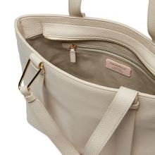 Coccinelle Shopper Malory Lambskin White - 4