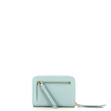 Coccinelle Portafoglio Voile Zip Around Mist Blue - 2