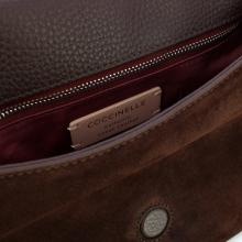 Coccinelle Tracolla Rebekka Suede Brunette - 4