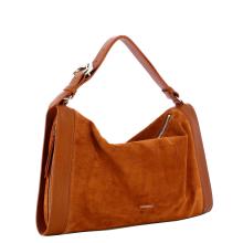 Coccinelle Borsa a mano Elinor Suede Bicolor Cognac Cognac - 2