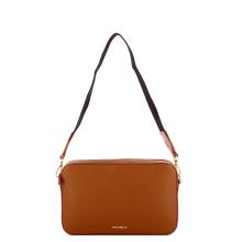 Coccinelle Tebe Cognac Mini Shoulder Bag - 1