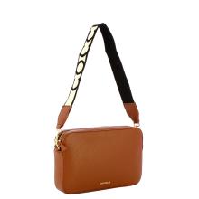 Coccinelle Tebe Cognac Mini Shoulder Bag - 2