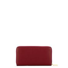 Coccinelle Portafoglio Metallic Soft Large Zip Around Ribes - 2