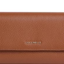 Coccinelle Portafoglio Metallic Soft Cognac - 3