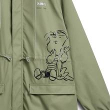 Coccinelle Cappotto Impermeabile Peanuts Greenery - 3
