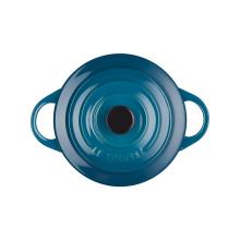 Le Creuset Mini Coccotte Rotonda 10 cm Deep Teal - 4