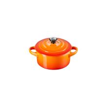 Le Creuset Mini Coccotte Rotonda 10 cm Arancio - 2