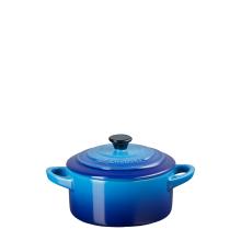 Le Creuset Mini Coccotte Rotonda 10 cm Azure Blu - 1