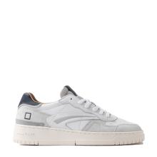 D.A.T.E. Sneakers Torneo Pure Vintage White Blue - 1