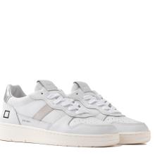 D.A.T.E. Sneakers Court 2.0 White Silver - 2