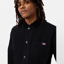 Dickies Giacca Duck Canvas Chore Washed Black - 7