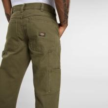 Dickies Canvas Carpenter Military Green Trousers - 7