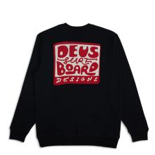 Deus Ex Machina Felpa Nice To See You Crew Black - 2