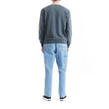 Deus Ex Machina Felpa Shield Garment Dyed Crew Antracite - 7