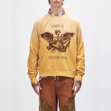 Deus Ex Machina Felpa Fleece Black and Blue Crew York Yellow - 3