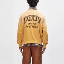 Deus Ex Machina Felpa Fleece Black and Blue Crew York Yellow - 4