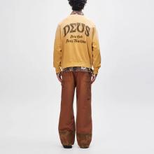 Deus Ex Machina Felpa Fleece Black and Blue Crew York Yellow - 6