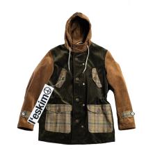 EQUI Cappotto Eskimo Mini Velluto Verde Oliva - 1