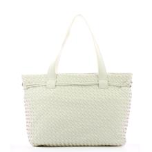 Fracomina Shopper Large intrecciata White - 3