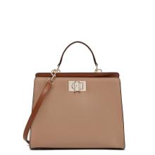 Furla Borsa A Mano 1927 M Greige Nero Cognac - 1