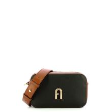 Furla Mini Borsa a bandoliera Primula Colorblock Nero Cognac - 1