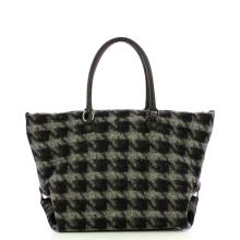 Gabs Borsa Aretha L Tessuto Nappa Nero Grigio - 6