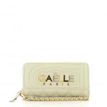 Gaëlle Portafoglio trapuntato con logo Bianco - 1