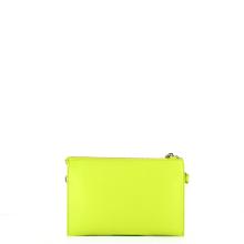 Gaëlle Pochette in similpelle liscia Verde Cedro - 3